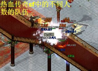 热血传奇sf中的不同人数的队伍