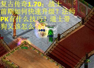 复古传奇1.70：战士前期如何快速升级？法师PK有什么技巧？道士带狗又该怎么玩？