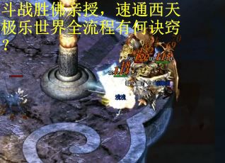 斗战胜佛亲授，速通西天极乐世界全流程有何诀窍？