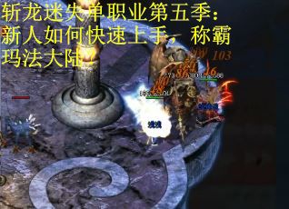 斩龙迷失单职业第五季：新人如何快速上手，称霸玛法大陆？