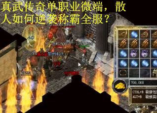 真武传奇单职业微端，散人如何逆袭称霸全服？