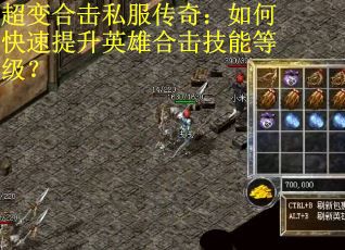 超变合击私服传奇：如何快速提升英雄合击技能等级？