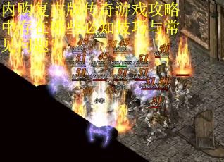 内购复古版传奇游戏攻略中存在哪些必知技巧与常见问题？